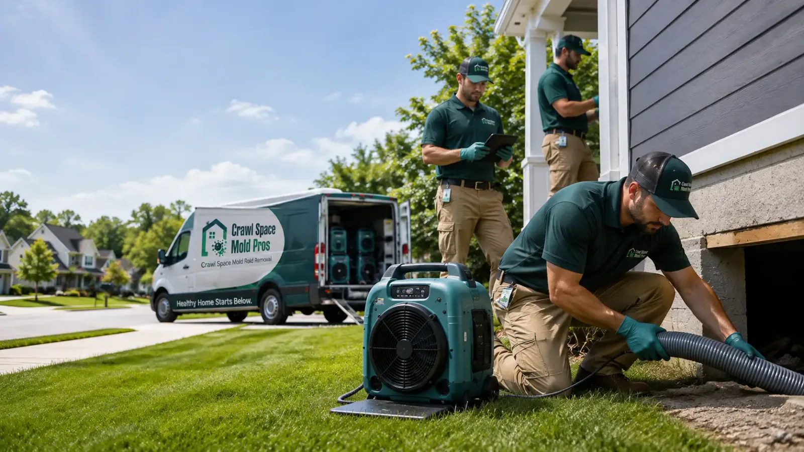 Crawl Space Mold Removal in Whitman, NE
